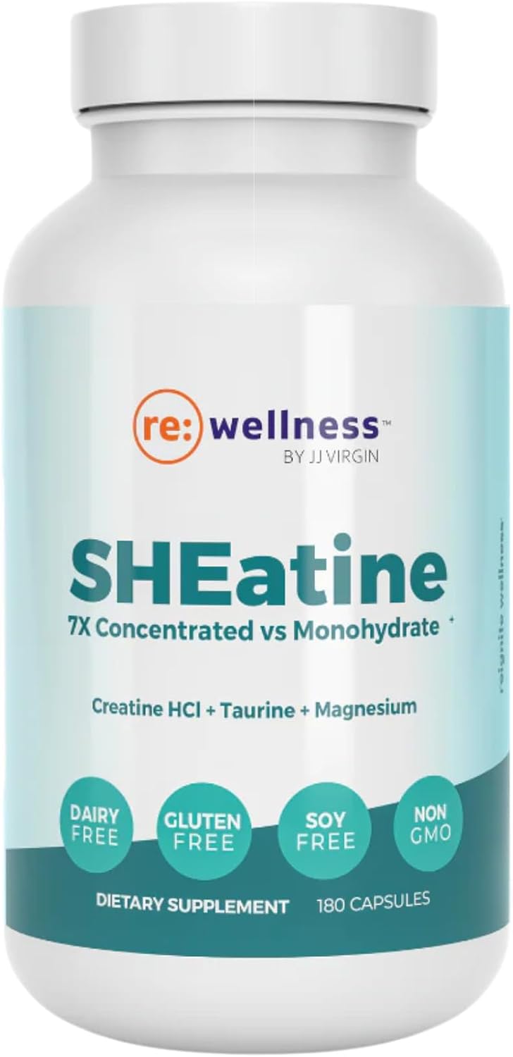 Reignite Wellness SHEatine by JJ Virgin | Creatine HCL | 180 Capsules