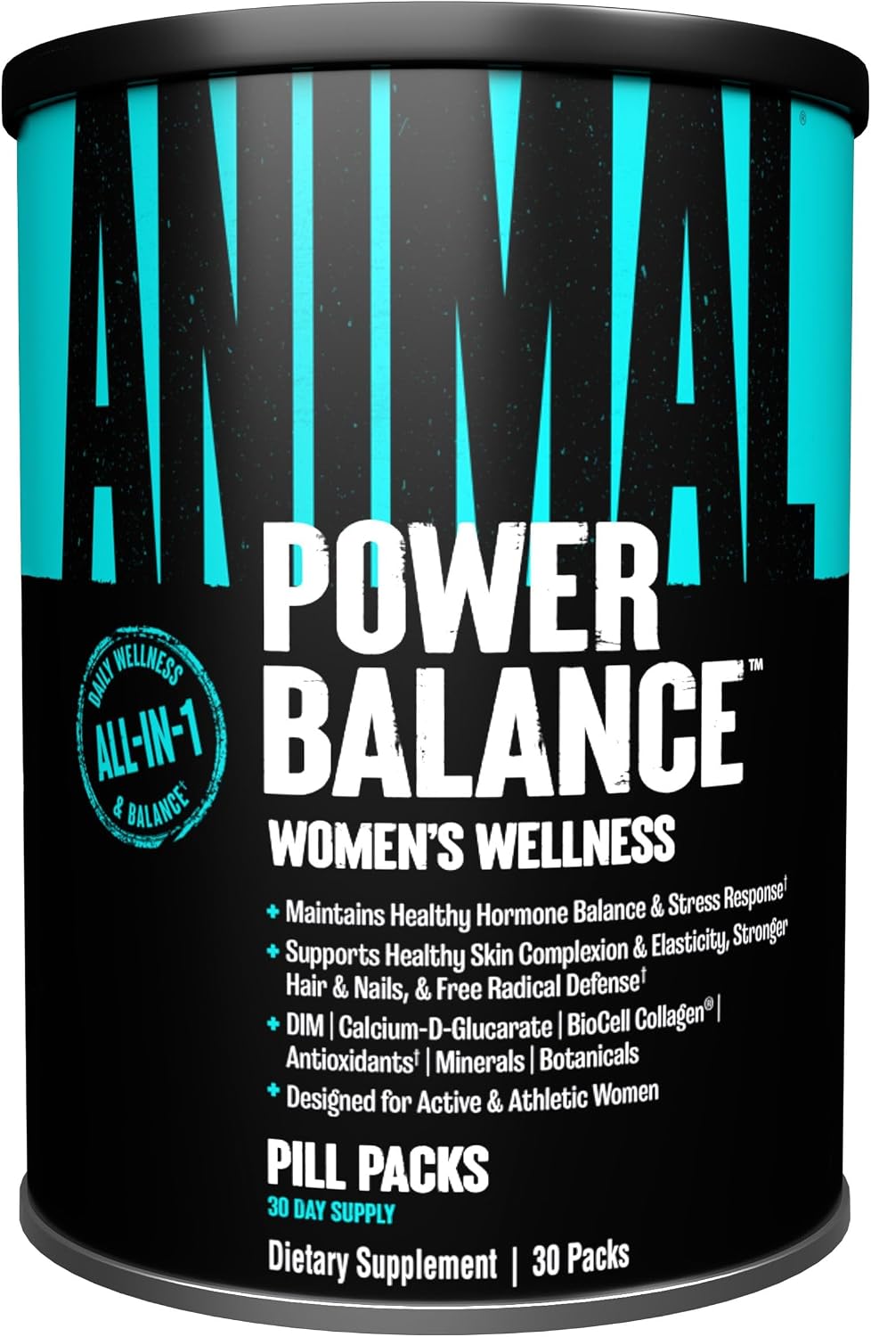 Animal Power Balance Female Wellness + Multivitamin Supplement | 30 Packs